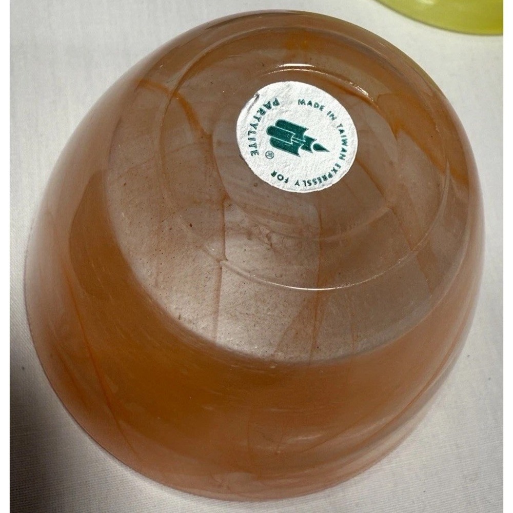 PartyLite Indulgences Awakening Swirl Glass‎ Votive Tealight Holder Set 6 EUC - Picture 16 of 16